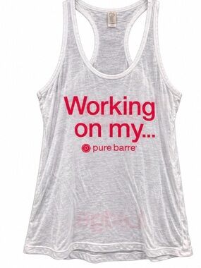 Sheer pure barre tank